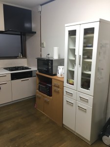 断捨離キッチンアフター右モザイク